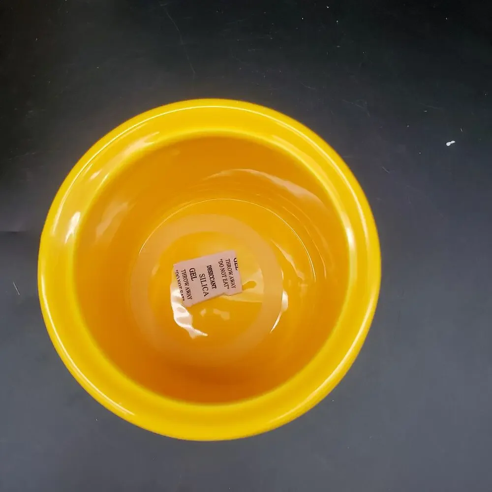 SWEEJAR Yellow Ceramic Kitchen Storage Canister Wood Lid Airtight 50oz Jar